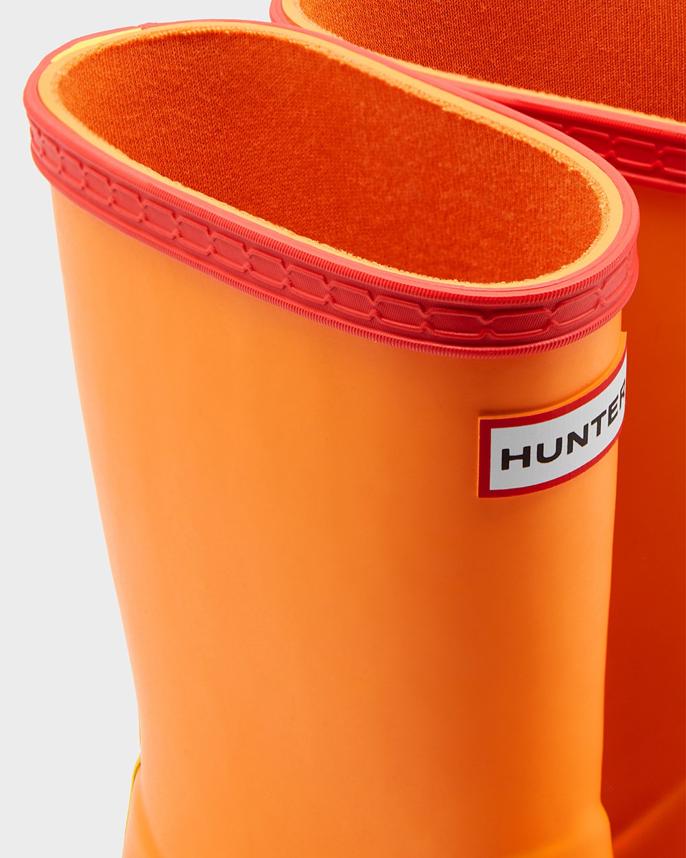 Gummistövlar Barn - Hunter Original First Classic - Orange/Gula - 658407-TOP